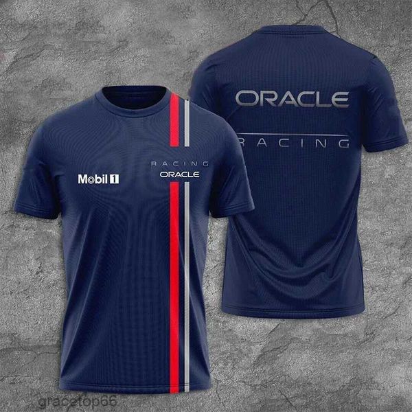 Camisetas para hombres Oracle F1 para hombre para mujer camiseta roja animal 3D impreso casual deportes cuello redondo top niños transpirable secado rápido chándal ydnn