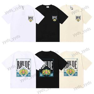 T-shirts hommes loisirs de plein air marque carte à jouer impression t-shirt de haute qualité hommes femmes 1 1 t-shirt surdimensionné hip-hop mode t-shirt T240112