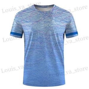 T-shirts masculins événements sportifs en plein air Traine des vêtements Badminton Motion Mens T-shirt surdimensionné surdimension