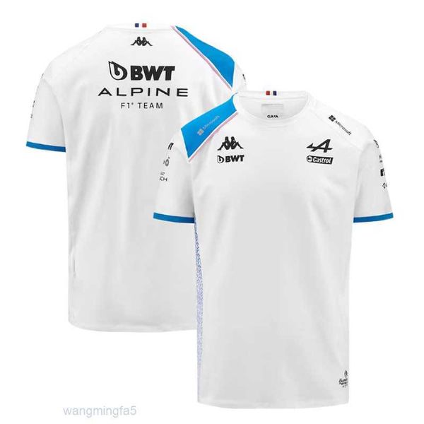 Camisetas para hombres Camisetas al aire libre 2023 Venta caliente F1 Racing Traje Renault Racing Team Edition Cuello redondo Transpirable Secado rápido Manga corta Umww