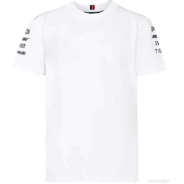 T-shirts pour hommes T-shirts d'extérieur F1 Williams Racing Speed abaissement à manches courtes Top Costume de cyclisme pour hommes et cross-country droit Ggdx