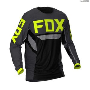 T-shirts voor heren Outdoor T-shirts Foxx rechte buitensportcyclingpak Cross-Country Racing Suitsnelheid Reduceren Motorfiets T-shirt 2AIN