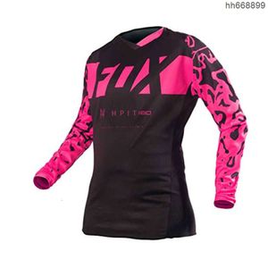 T-shirts masculins T-shirts extérieurs Off Road Mountain Cycling Suit Womens Speed Reduction Suit Hpit Foxx Shirt Off-Road Cycling Suit Womens Sports Shirk Timk