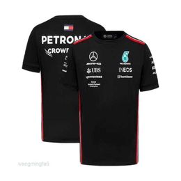 T-shirts pour hommes T-shirts d'extérieur T-shirts d'été Formule multiple F1 Costumes de course Séchage rapide Casual Manches courtes Respirant Col rond Conception pour hommes Na3e