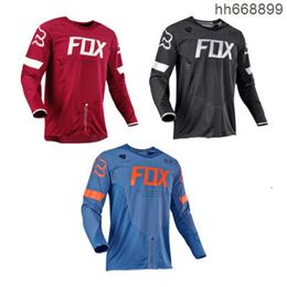 T-shirts masculins T-shirts extérieurs tld Foxx Head Speed ​​SubdUing Bicycle Clothing Cyling Clothing Racing Vêtements à manches longues T-shirt Motorcycle Clothing D524