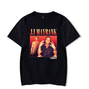 T-shirts masculins Banques extérieures JJ Maybank T-shirt Crewneck Tee à manches courtes Série télévisée Tshirt pour hommes OBX Saison 3 Vêtements de mode 230506