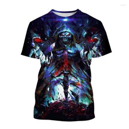 Mannen T-shirts Overlord Albedo Shirt Mannen Vrouwen 3D Bedrukte T-shirts Casual Harajuku Stijl T-shirt Streetwear Tops Anime Oversized tees