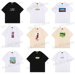 T-shirts pour hommes Oversize 2022 Nouveau Kith Tokyo Shibuya T-shirt Hommes Femmes Haute Qualité Street View Impression Chemises Tee Tops ROSE OMoroccan Tile Tees t-Shirt T230512