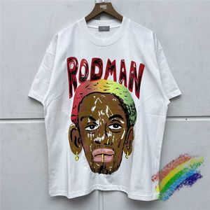 T-shirts masculins T-shirt Rodman surdimensionné Femmes Femmes Best Quality T-shirt Cartoon Imprimé Streetwear Style Summer Top Tees T221130