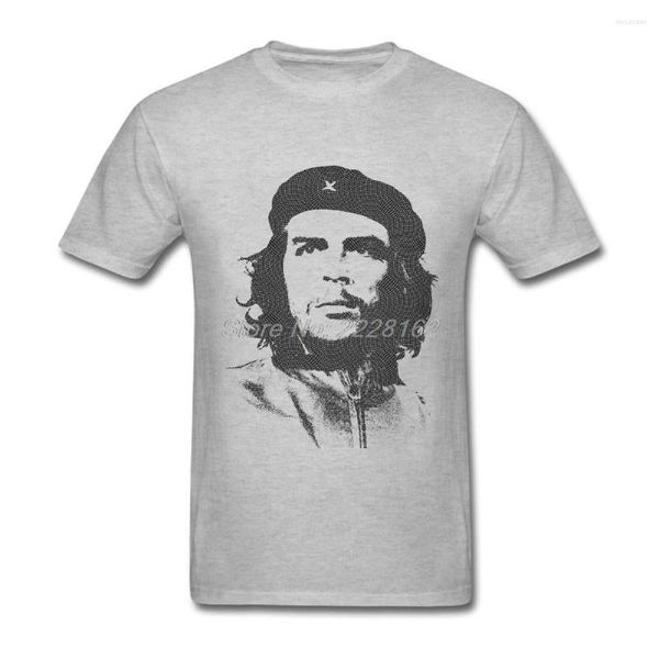 T-shirts pour hommes propres T-shirt Hardcore hommes tissu Che Guevara homme chemise Hipster Camisetas T-shirt imprimé coton col rond court