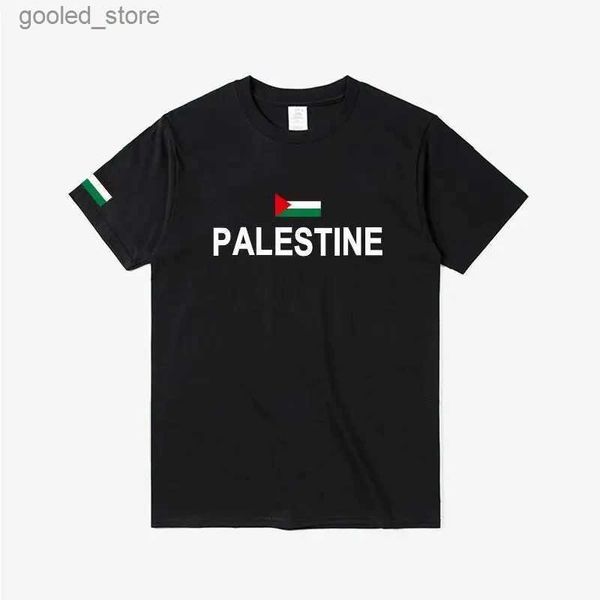 Camisetas para hombre PalESTine Bandera palestina camiseta Moda Jersey Nation Team 100% algodón Camiseta Tees Country Sporting Gyms PS PSE Top Q240316