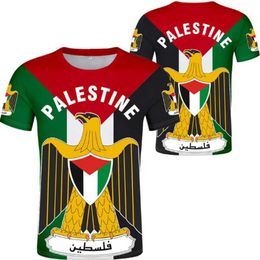 T-shirts masculins Palestine T-shirt 3d imprimé décontracté la lettre Tshirt Nation Flate Tate Palestina College Surdimensia Design Men Women Vêtements T240505