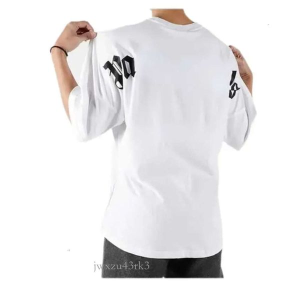 Camisetas para hombre Palms Angels Camiseta City Designer Limited Inkjet Graffiti Impresión de letras Velero para mujer de manga corta Casual Lp88 9981