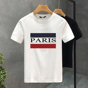 T-shirts masculins T-shirt à imprimé Paris pour hommes et femmes chemises créatives avec personnalité Fashion Fashion printemps été Nouveau 2024 T-shirt surdimensionné J240523