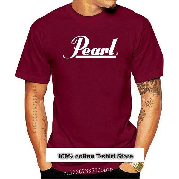 T-shirts pour hommes Pearl Cymbals Logo T-shirt Drums Band Shirt Funny Zildjian Sabian Kit Musique