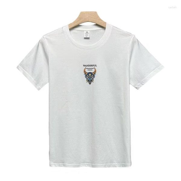 T-shirts pour hommes Percival Haute Qualité Coton Été Hommes et Femmes Mode Confortable Lâche Harajuku Style Street Apparel Casual T-shirt