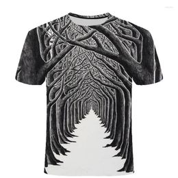 Camisetas para hombres Personalidad Impresión 3D Hombres / Mujeres Niños Niñas Niños Moda de verano O-cuello Manga corta Camiseta divertida Camisetas gráficas Streetwear