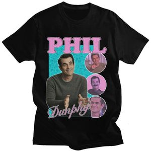 T-shirts voor heren Phil Dunphy American TV Show T-shirts Harajuku Graphics Print Korte mouw 100% katoenen T-shirt oversized streetwear unisex 230131