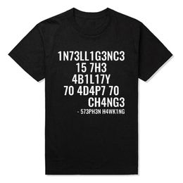 Heren t-shirts Physics Coder T-shirt It Computerprogramma Hacker CPU Men T-shirts Katoenletter Programmeur Tops T-shirts Aangepast cadeau