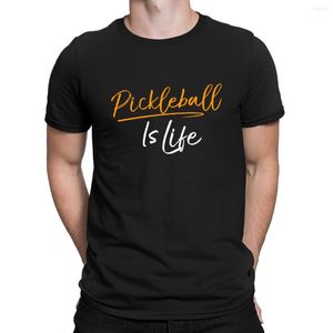 Heren T-shirts Pickleball Is Life Shirt Kawaii O-hals Crazy Customised Summer Tee Authentieke foto's