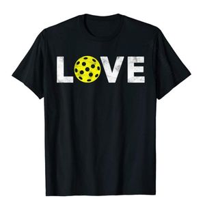 T-shirts voor heren Pickleball Love Gift Shirt voor heren Dames Jongens of meisjes Katoenen tops Tees Fitness Strakke T-shirts Normaal ontwerp234f