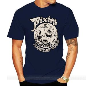 T-shirts voor heren Pixies Plan van geluid T-shirt ingrediënten Black Francis CD Vinyl Poster Mens Brand T-shirt Mens Summer Cotton T-shirt D240509