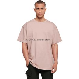 Camisetas para hombres Camiseta de algodón liso Casual Hombres Tamaño grande Tops Moda Marca de lujo Cuello redondo Streetwear Alta calidad Cómodo Transpirable Nuevo TeesH24131