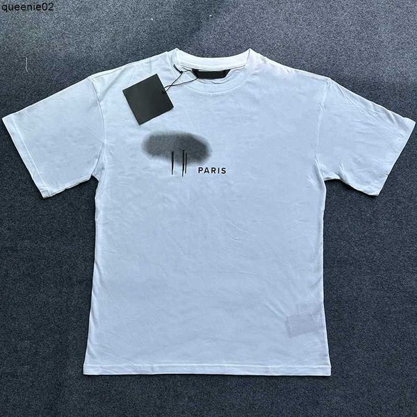 T-shirts pour hommes Plams Hommes T-shirt Designer Femmes Spray Imprimé Anges Graphique Tees Mode Été Angel Street Hip Hop Love Heart Shirt