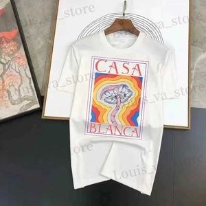 T-shirts masculins plus taille coton casa blanca