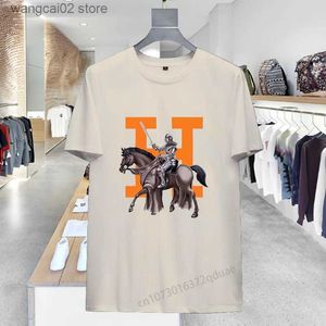 Camisetas para hombres Talla grande Algodón Camiseta de gran tamaño Mujeres Hombres Camiseta Francia Camiseta Harajuku Marca de lujo T Printe Moda Damas Cortas Slve T240401