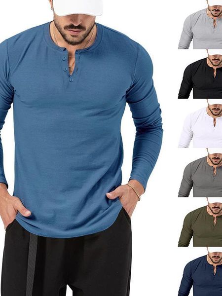 T-shirts pour hommes, grande taille, pull, vêtements supérieurs de loisirs, T-shirt à manches longues