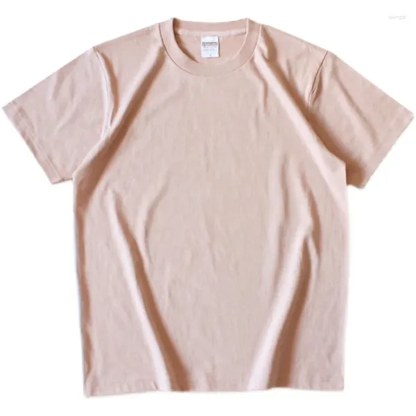 Camisetas para hombres Tallas grandes Smart Casual Llano en blanco para hombres Colores personalizados de gran tamaño e impresión Logotipo de marca Camiseta suelta de calle