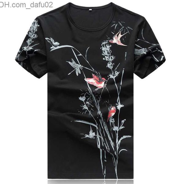 Camisetas para hombres Envío gratis tallas grandes camiseta algodón estampado 3d camiseta Casual para hombre camiseta hombres Gran grasa divertida t shi camiseta de manga corta 4XL Z230714