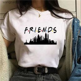 T-shirts pour hommes Plus-Taille Femme Robe Amis Série TV T-shirt Femme T-shirt Top Harajuku 90s T-shirt d'été T-shirt Strt T240401