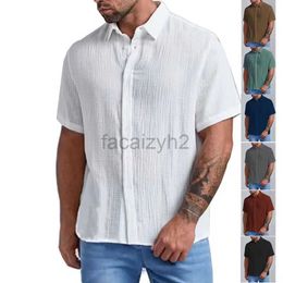 T-shirts masculins et t-shirts Polos Fashion Mend's Fashion Treedished Bark Fixled Slim Fit Temperament Men's Shirt Plus Tees