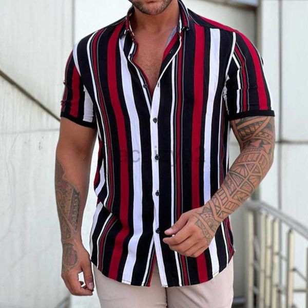 T-shirts masculins plus t-shirts Polos Summer une chemise à manches courtes pour hommes, le haut de rue à manches courtes à manches courtes et à manches courtes et les t-shirts