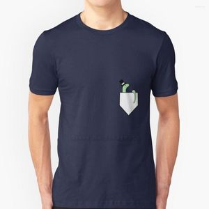 Camisetas para hombre, camiseta de manga corta con bolsillo Snek, ropa de calle, camiseta de alta calidad de verano Harajuku, Tops, camiseta de serpiente pequeña, Adorable