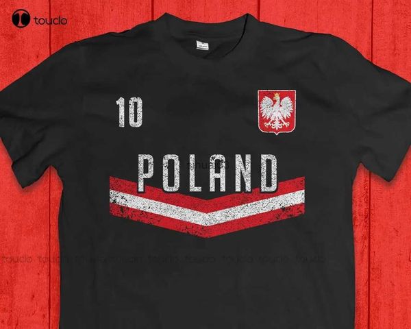 T-shirts pour hommes Chemise de football Pologne Chemise de football Polska personnalisée Dyngus Day Cadeau Personnalisé Aldult Teen Unisexe Impression numérique Tee-shirts