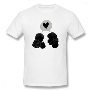 T-shirts pour hommes Poodle Love Poodles T-shirt basique à manches courtes Dog PAPA Shirt Taille Eur / USA