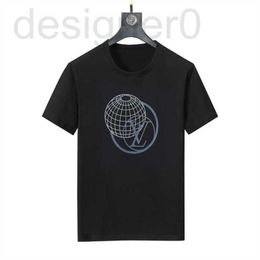 T-shirts voor heren populaire 2022Designer nieuwe heren t-shirts ademende zomer geometrische patronen hiphopstijl casual buiten sportletters hoge kwaliteit katoen b29 l3dt