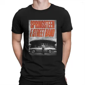 T-shirts voor heren Postershirt Katoen Nieuwigheid T-shirts Crewneck Bruce The E Street Band Springsteen Tee Tops met korte mouwen