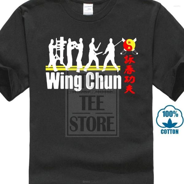 T-shirts pour hommes Imprimer 2023 Est Style d'été drôle Grand Maître Ip Man Wing Chun Tsun Kungfu Chemise pour hommes