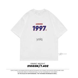 Herren T-Shirts Privainker 1997 Brief Gedruckt Herren T-shirt Übergroße Casual T Shirts Für Männliche Sommer Unisex 5XL Kurzarm Teesyolq