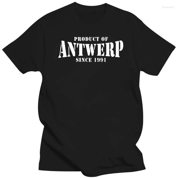 T-shirts pour hommes Produit d'Anvers Belgique T-shirt pour hommes Lieu Cadeau d'anniversaire Année Choix Film Chemise Été O Cou Coton
