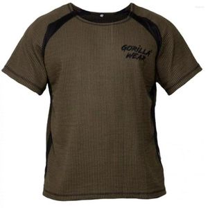 T-shirts pour hommes Hommes professionnels Chemise de course à séchage rapide Tops en vrac Respirant Camping Randonnée Cyclisme T-shirts Tees M-2XL Taille asiatique