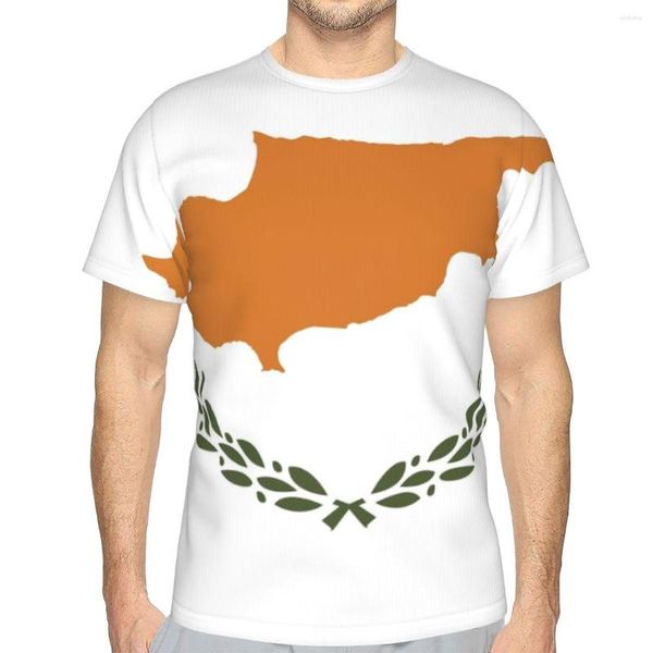 Hommes T-shirts Promo Baseball Chypre Drapeau T-shirt Nouveauté Chemise Imprimer Drôle Sarcastique R333 T-shirts Tops Taille Européenne