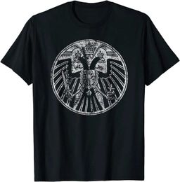 Camisetas para hombres Emblema Prusiano alemán Sagrado Imperio Romano Camiseta Eagle 100% Algodón O-Neck Summer Summer Sorth Mens Tamaño de camiseta S-3XL J240426