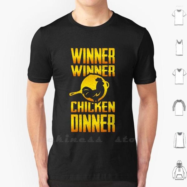 T-shirts pour hommes Pubg Shirt Custom Design Print Player Battleground Unknown Unkwown Winner Chicken Dinnner