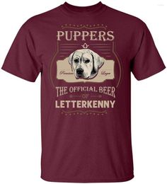 T-shirts pour hommes Puppers Premium Larger The Offical Beer Of Letterkenny Shirt Hommes Femmes TEE Summer Style Casual Wear