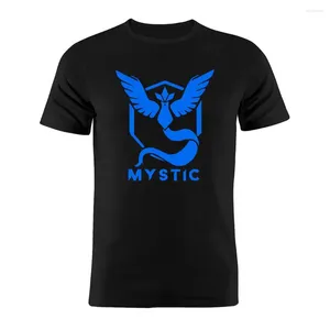 Heren T-shirts Puur Katoen Unisex Heren Dames Shirt Team Mystic Artwork Tee